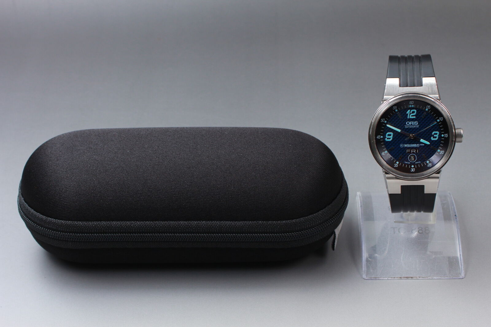 [Exc+5] ORIS Williams F1 7560 Automatic Blue Dial Day Date Men's Watch JAPAN