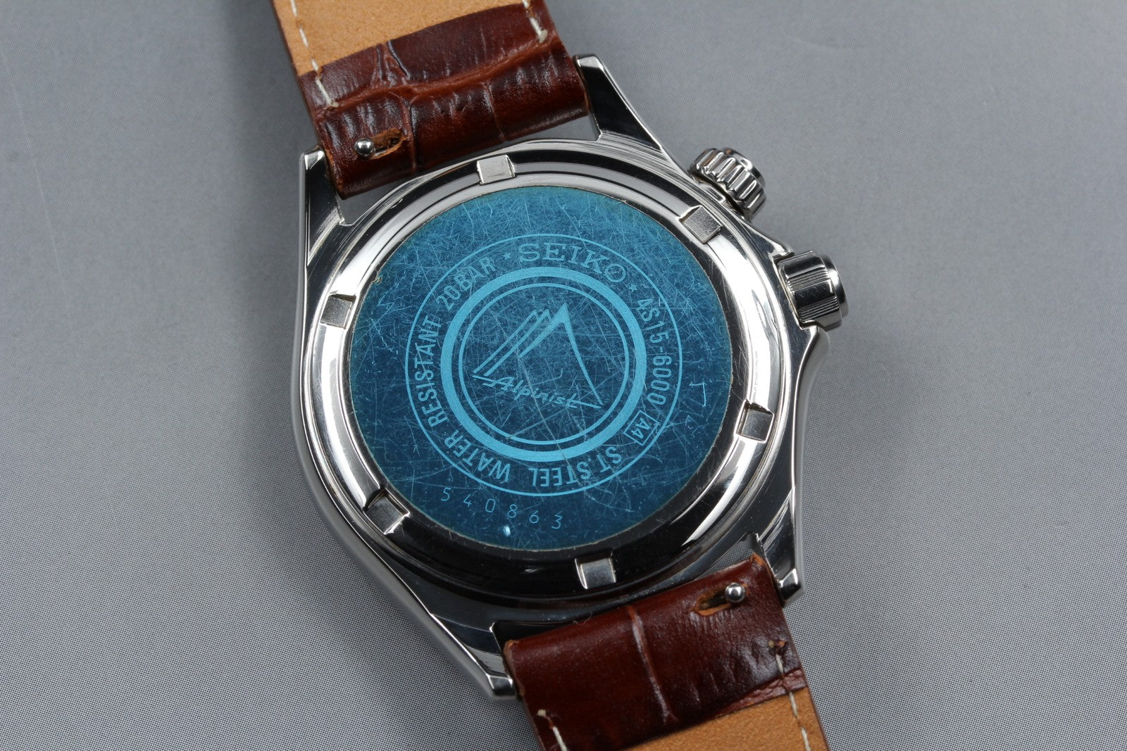 [Overhauled] SEIKO Red Alpinist 4S15-6000 SCVF009 Green Automatic Men's Watch