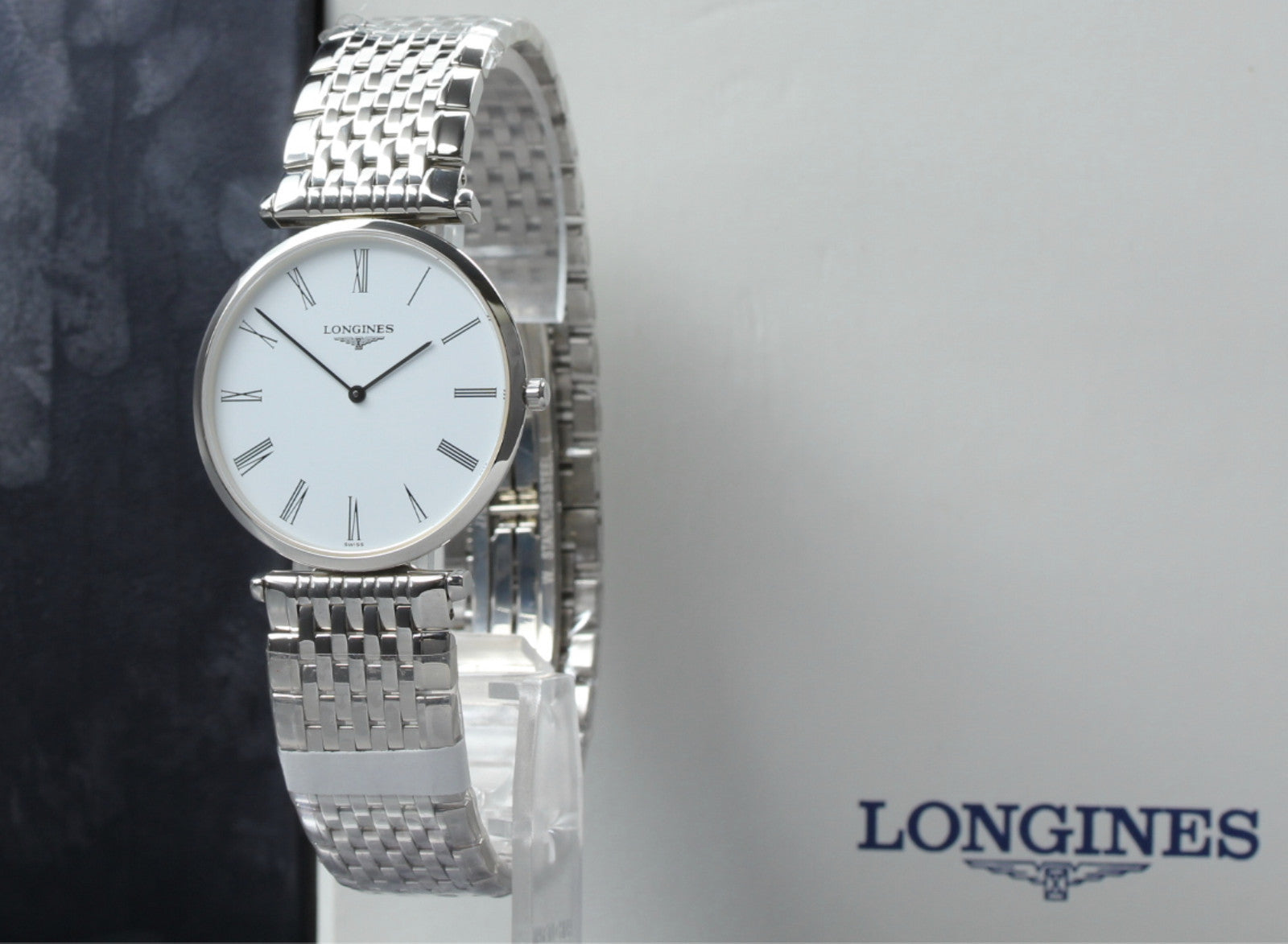 [MINT Box] LONGINES Grand Classic L4.709.4 White Dial Silver Quartz Men's Watch