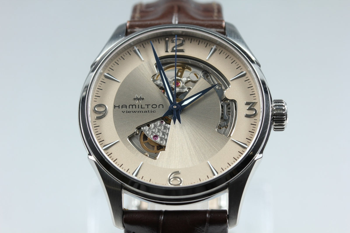 Hamilton Jazzmaster Open Heart H327050 H600425102 Automatic Men's Watch 41mm JP