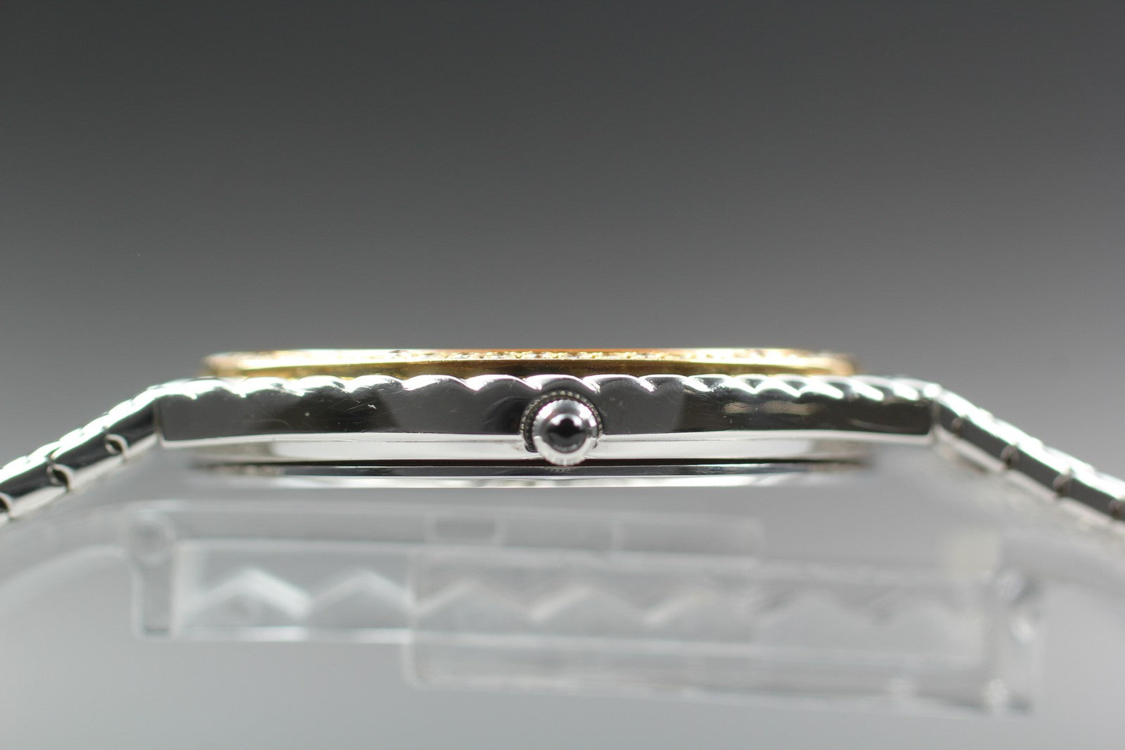 [Near MINT-] SEIKO CREDOR 8N70-6140 31mm Diamond Unisex Quartz Watch JAPAN