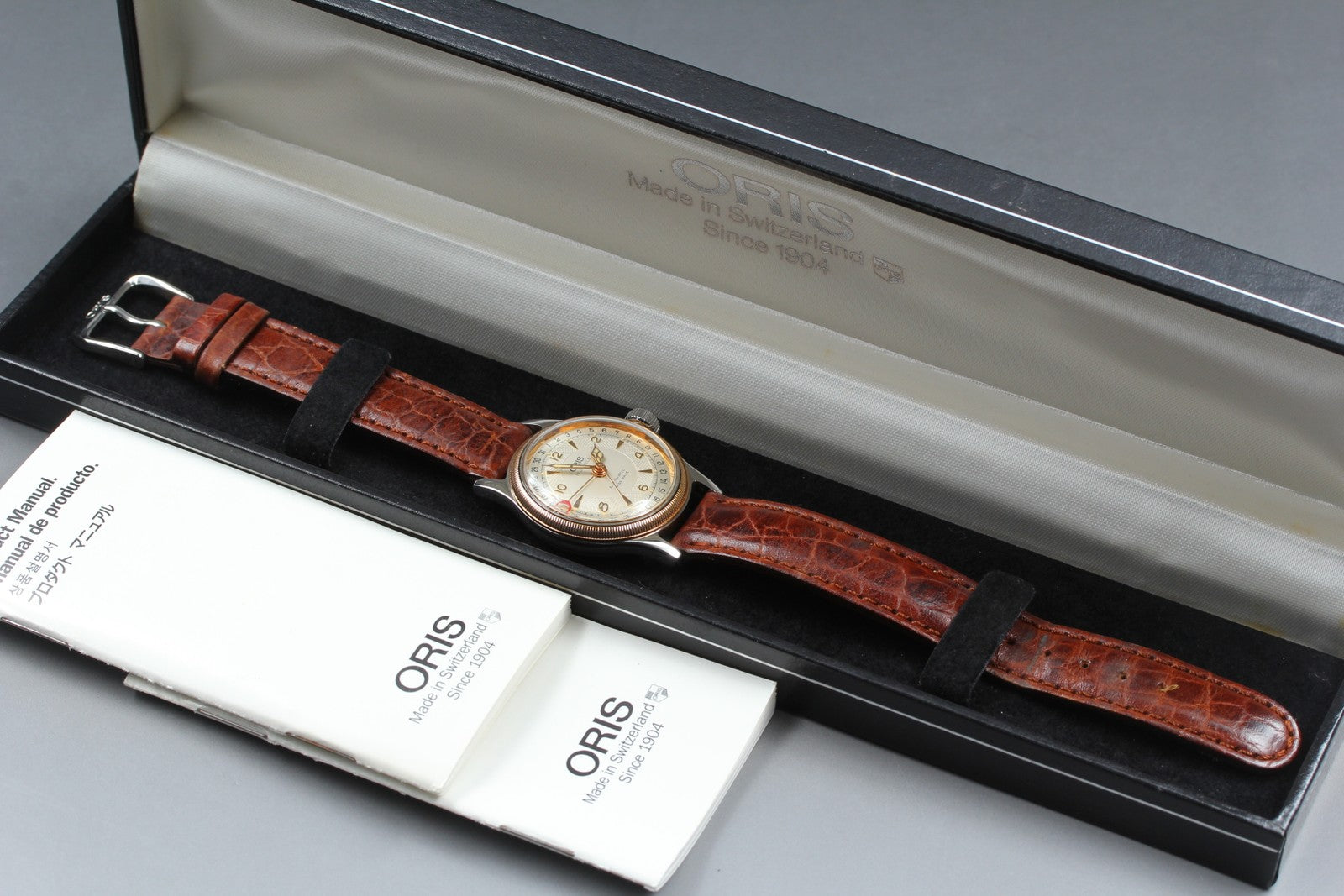 Vintage ORIS Big Crown Pointer Date 7400B 31mm Men's Automatic Watch [w /Box]