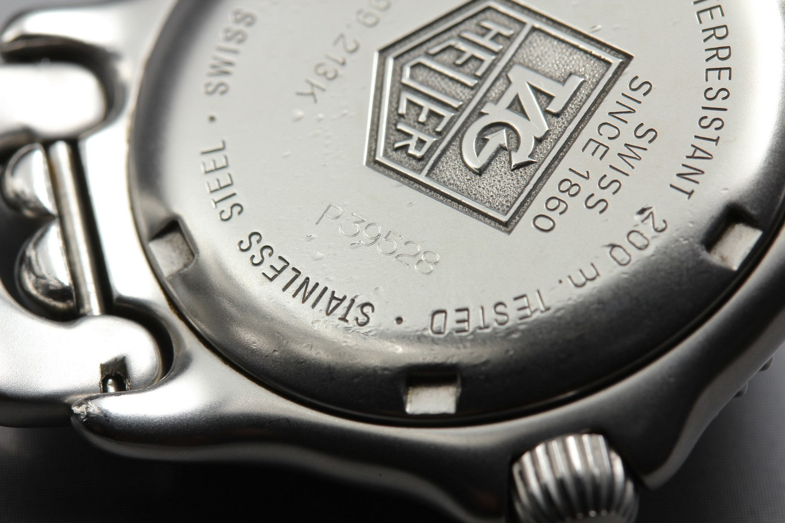 TAG HEUER SEL Professional S99.213K Quartz Gray Dial Men's Watch 33mm JAPAN