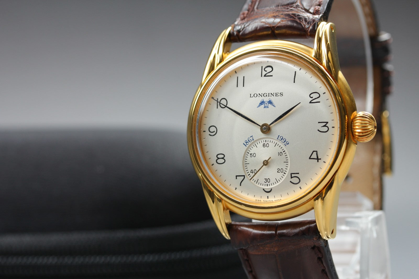 Vintage LONGINES 125th Anniversary 5254 Manual Men's Watch 33mm JAPAN