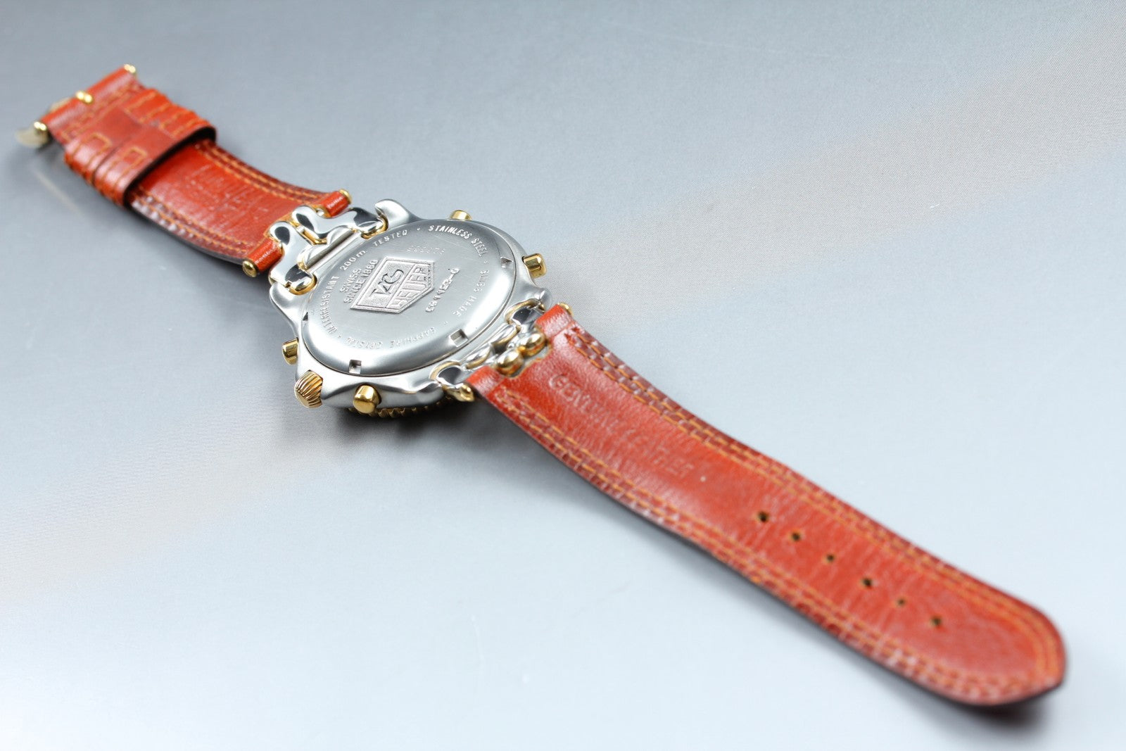 Vintage [Exc+5] TAG HEUER SENNA SEL S/el CG1123-0 Chronograph Men's Quartz Watch
