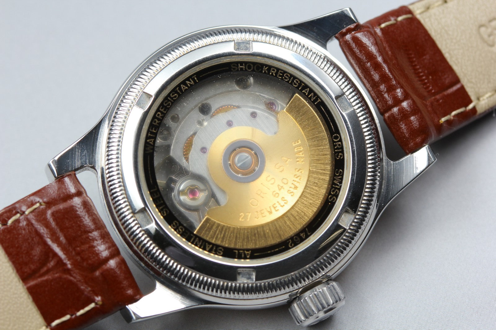 Vintage ORIS Big Crown Pointer Date 7462 Automatic Women's Watch 33mm JAPAN