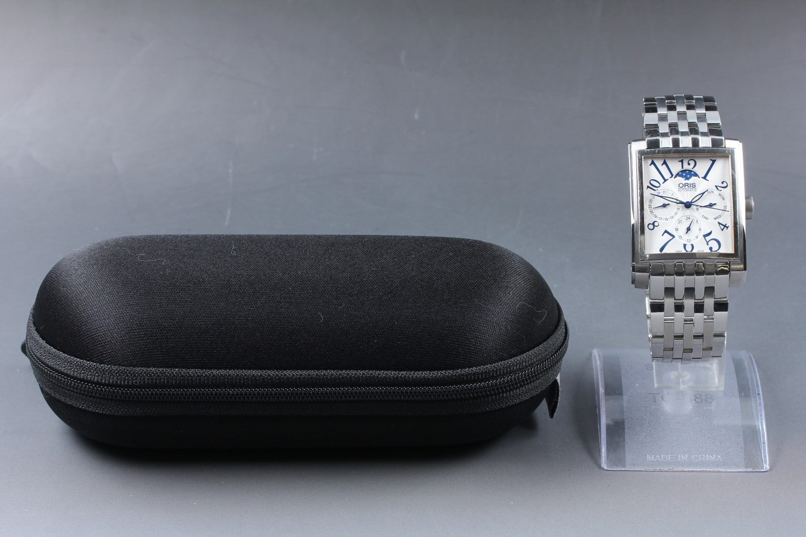 [Exc+5] ORIS Rectangular Complication 7658 Moon Phase 33mm Automatic Men's Watch