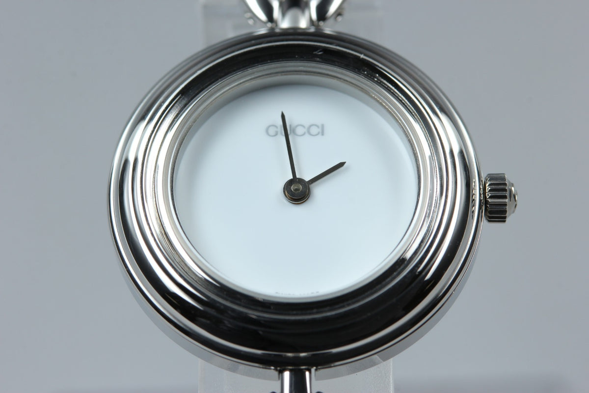 [Overhauled] Gucci Change Bezel 11/12.2L 6 Colors Silver Women's Watch Box