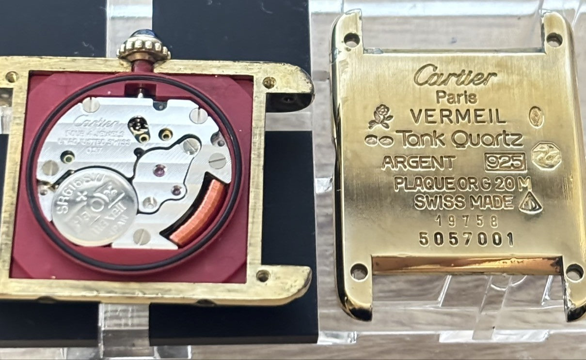 Vintage Cartier Must de Cartier Tank 5057001 SM 20mm Women's Quartz Watch