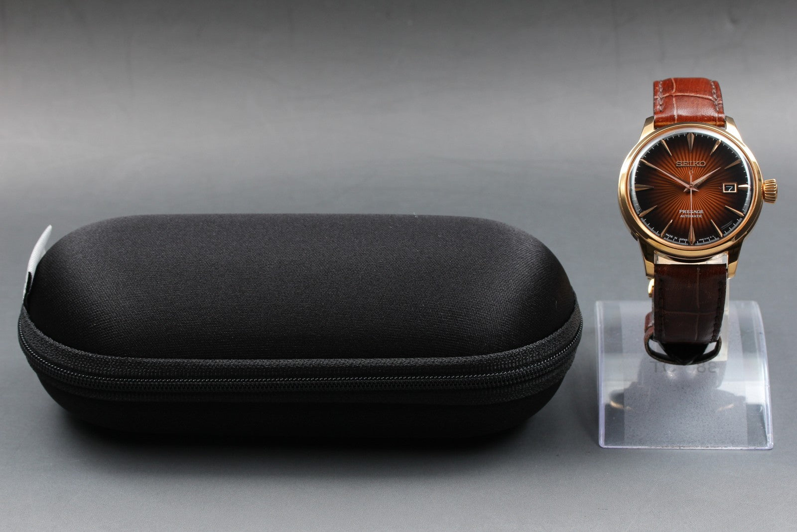 [Exc+5] SEIKO Presage 4R35-01T0 SARY078 Brown 40mm Automatic Men's Watch JAPAN