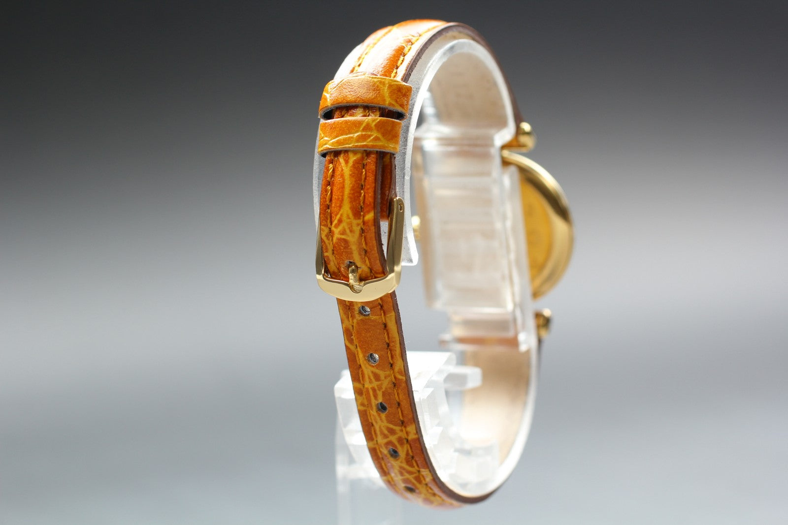 Vintage [Exc+5] Cartier Must Colisee Vermeil 590002 Gold Women's Quartz Watch