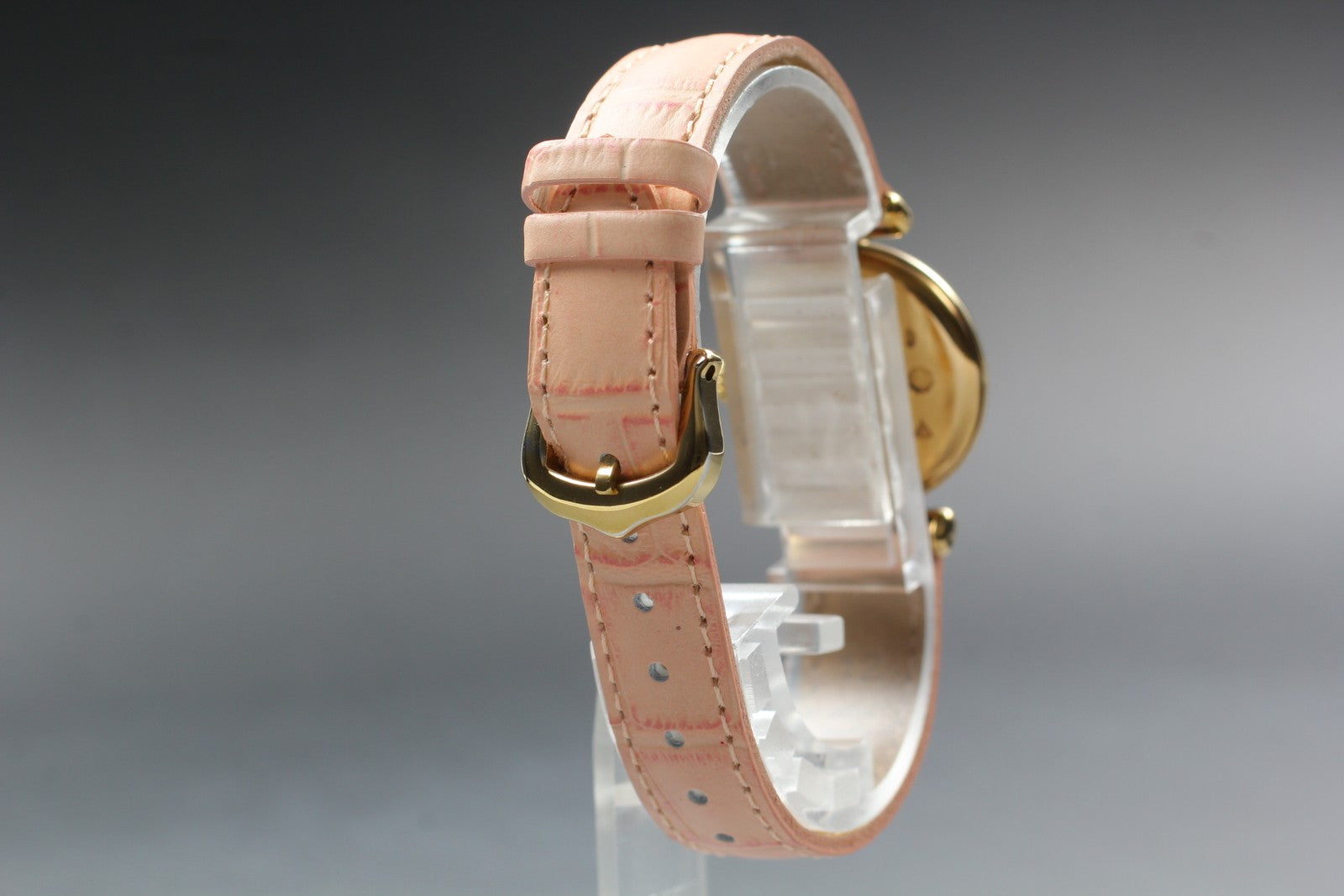 Vintage [Exc+5] Cartier Must Colisee Vermeil 590002 Pink Women's Quartz Watch