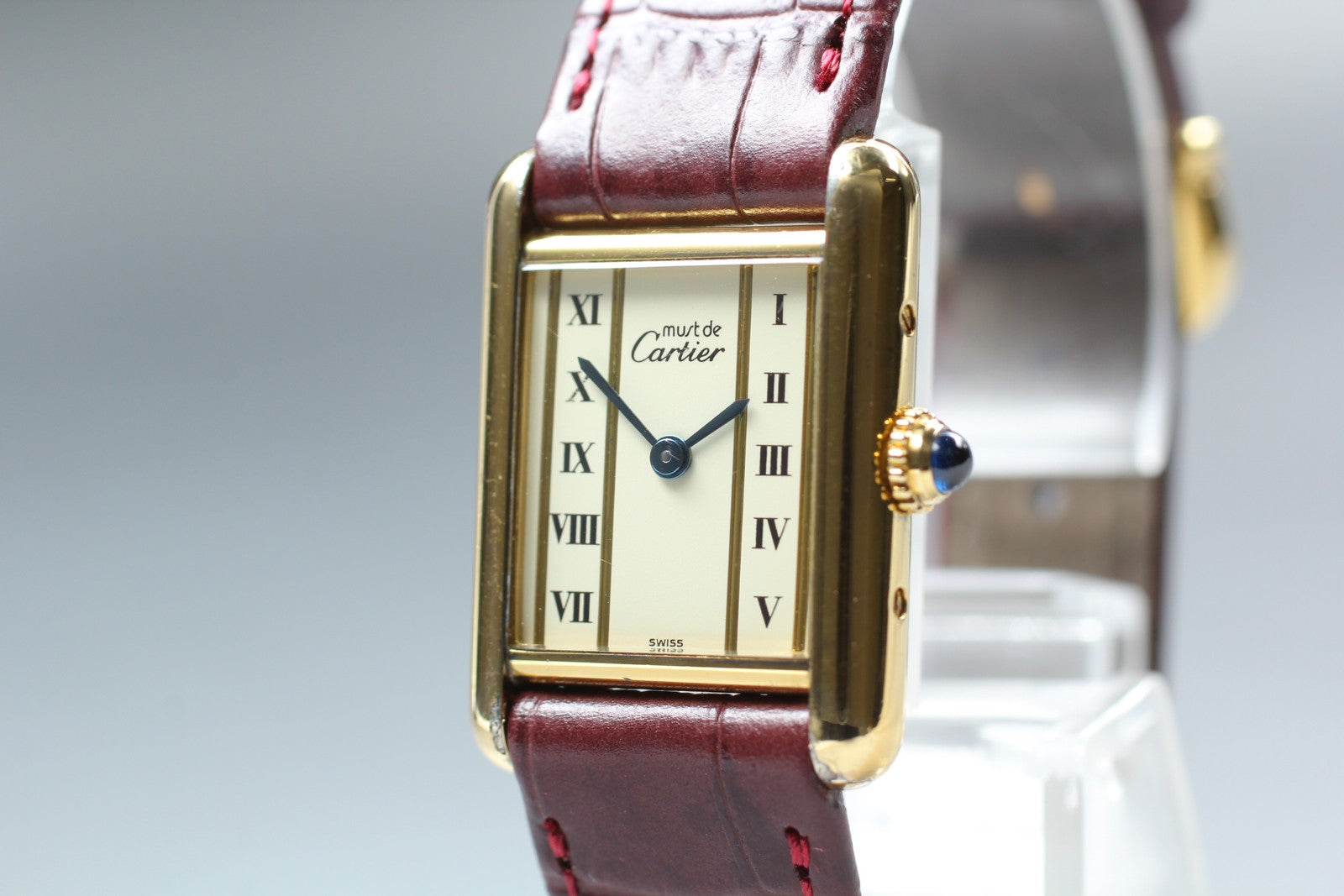 Vintage Cartier Must de Cartier Tank 5057001 SM 20mm Women's Quartz Watch