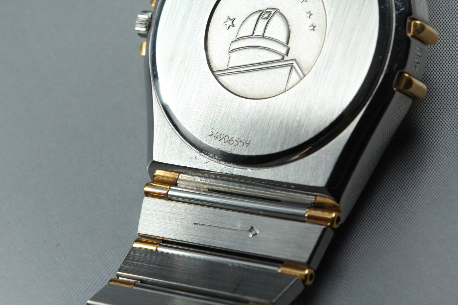 Vintage OMEGA Constellation Quartz White Dial Men's Watch 32mm From JAPAN