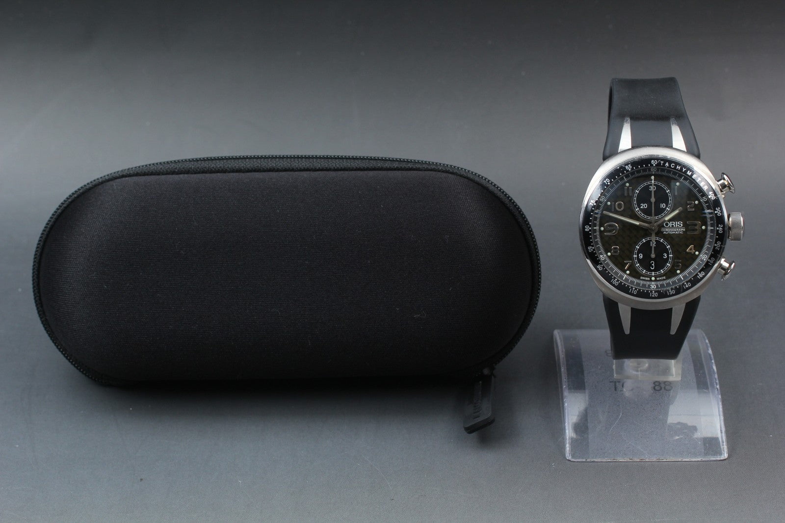 Limited [Exc+5] ORIS Williams TT3 Chronograph 7587 Black Automatic Men's Watch