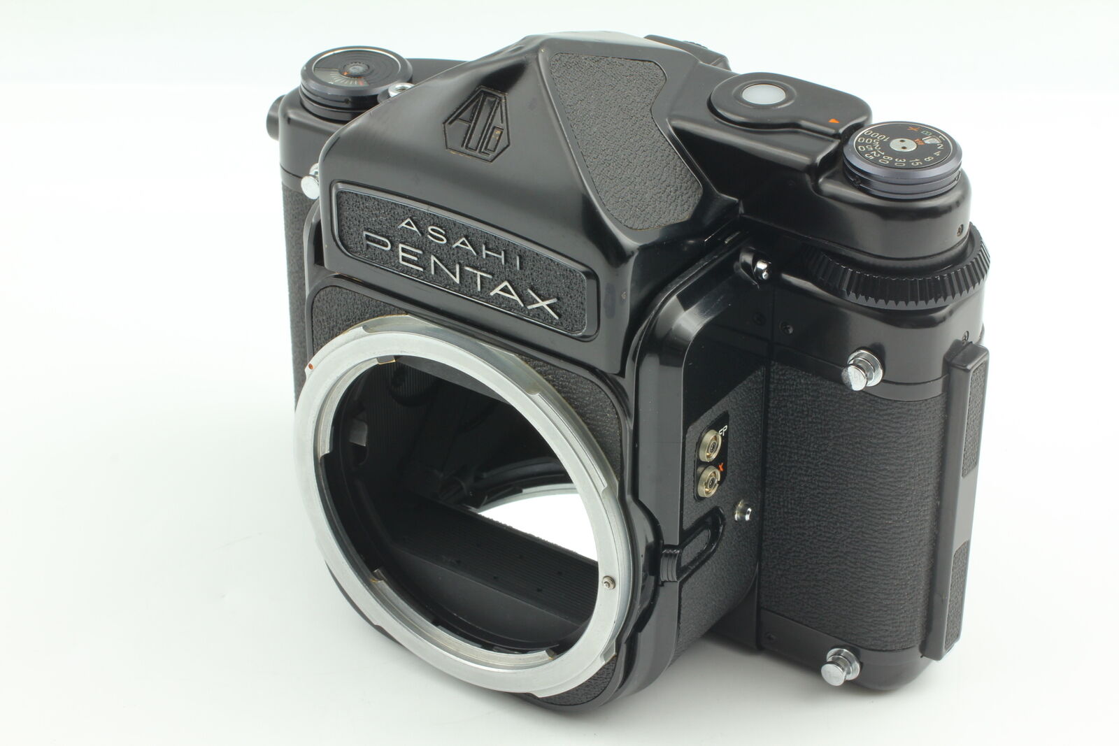 [Exc+5 w/Grip ] Pentax 67 Late Film Camera + SMC TTL 55mm f4 6x7 Lens From JAPAN