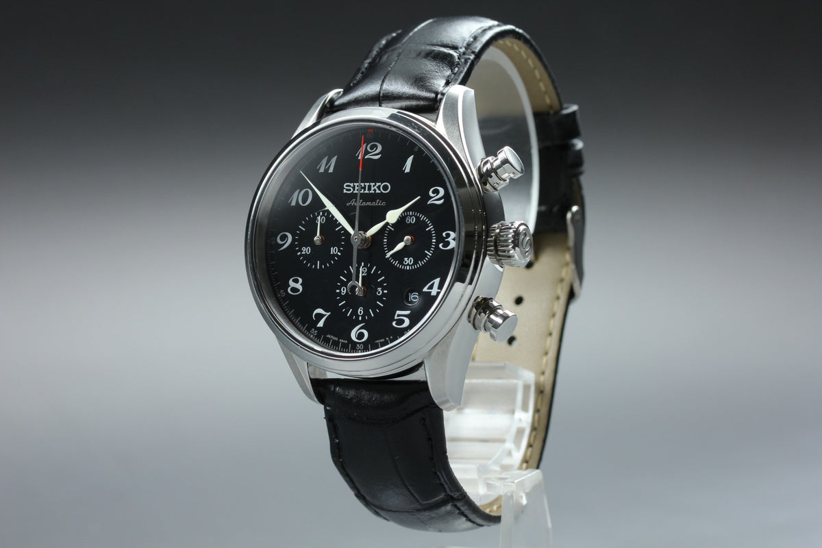SEIKO Presage SRQ021 8R48-00H0 Automatic Chronograph Men's Watch 42mm From JAPAN