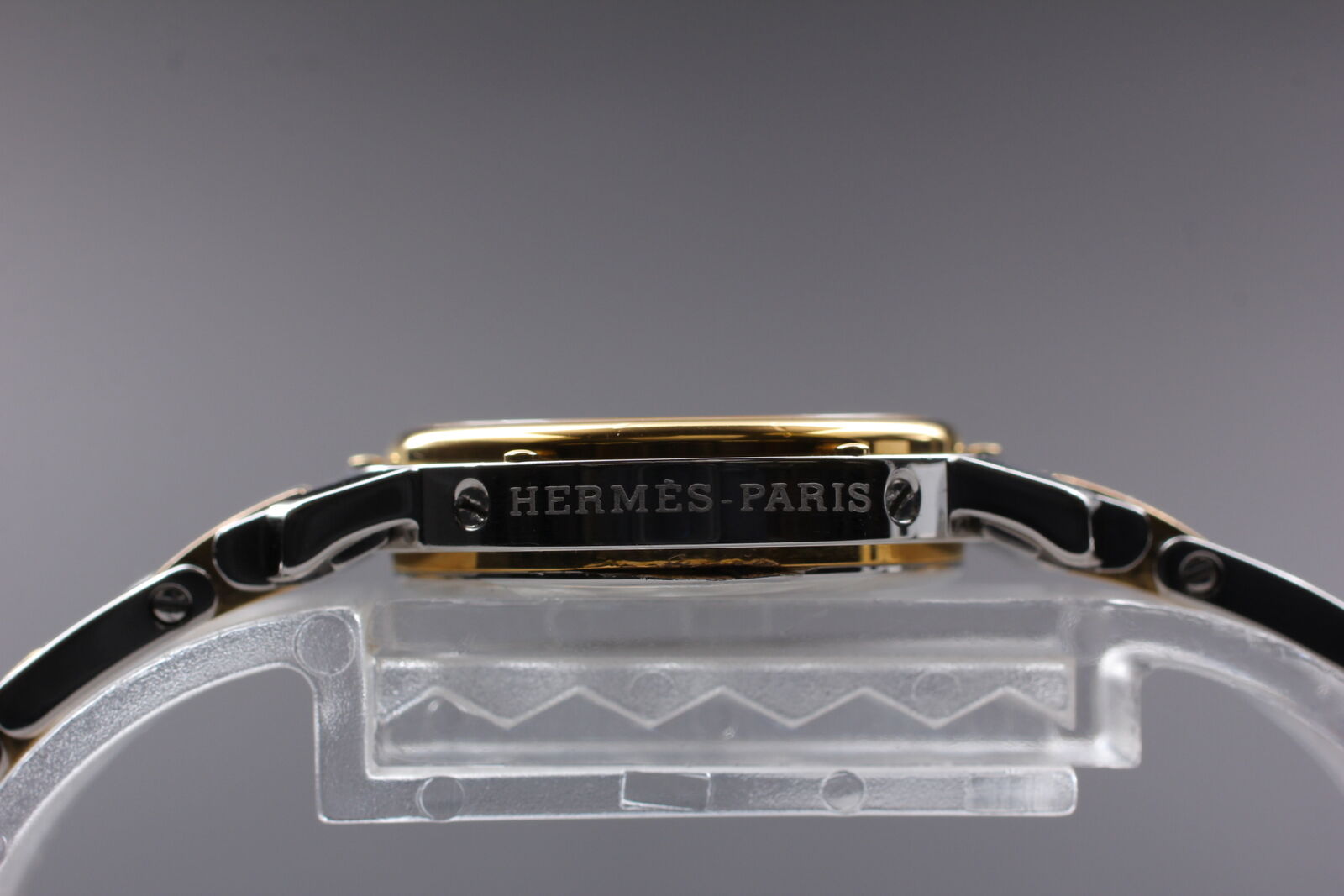 New Battery [Exc+5 Box] Hermes Clipper 24mm Woman's Watch Quartz Vintage FJAPAN