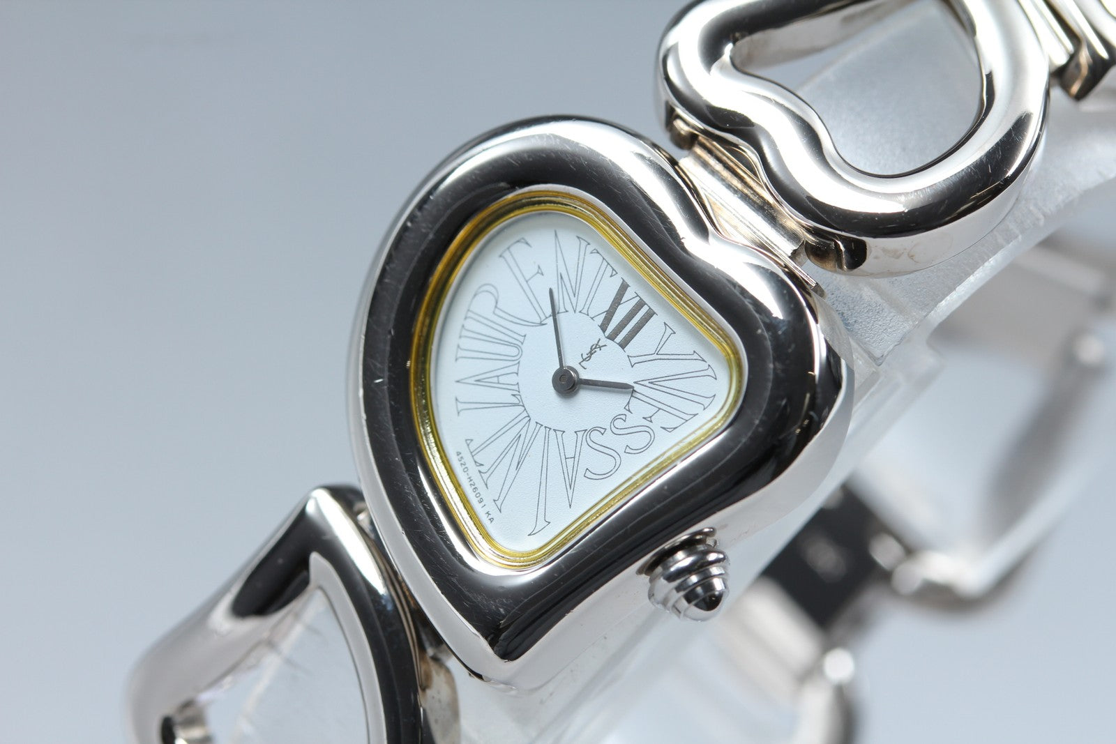 Yves Saint Laurent Heart YSL Silver 24mm 4520-H15556 Quartz Women's Watch