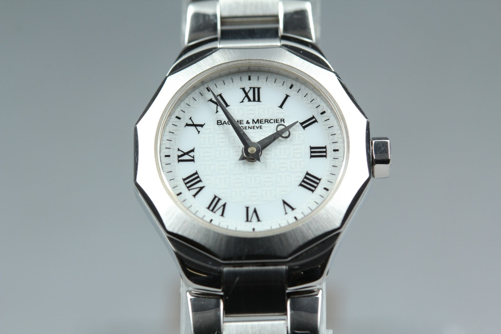 BAUME＆MERCIER Riviera 65505 Quartz White Dial Women's Watch 22mm JAPAN Box