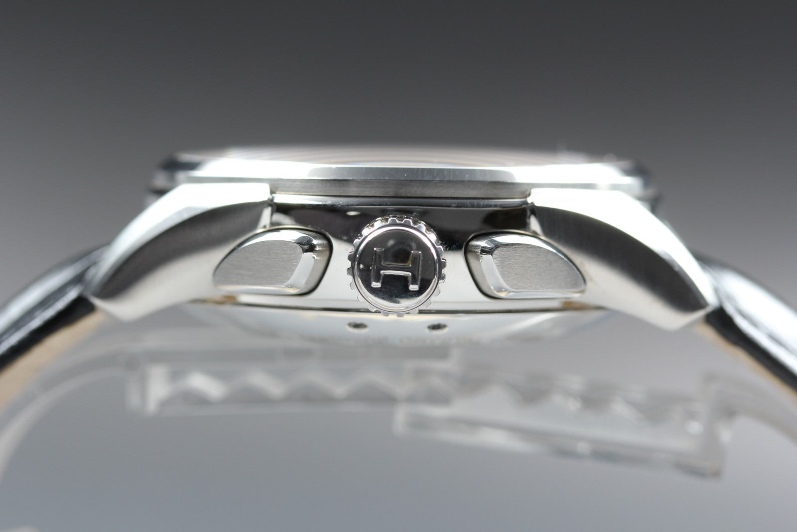 HAMILTON Jazzmaster Auto Chrono H325960 Silver Black Automatic Men's Watch [Box]