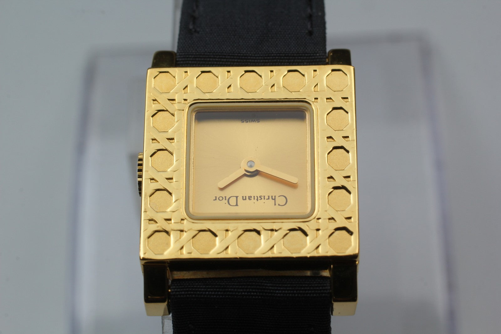 Christian Dior La Parisienne D60-159 Gold Black 19mm Women's Quartz Watch [Box]