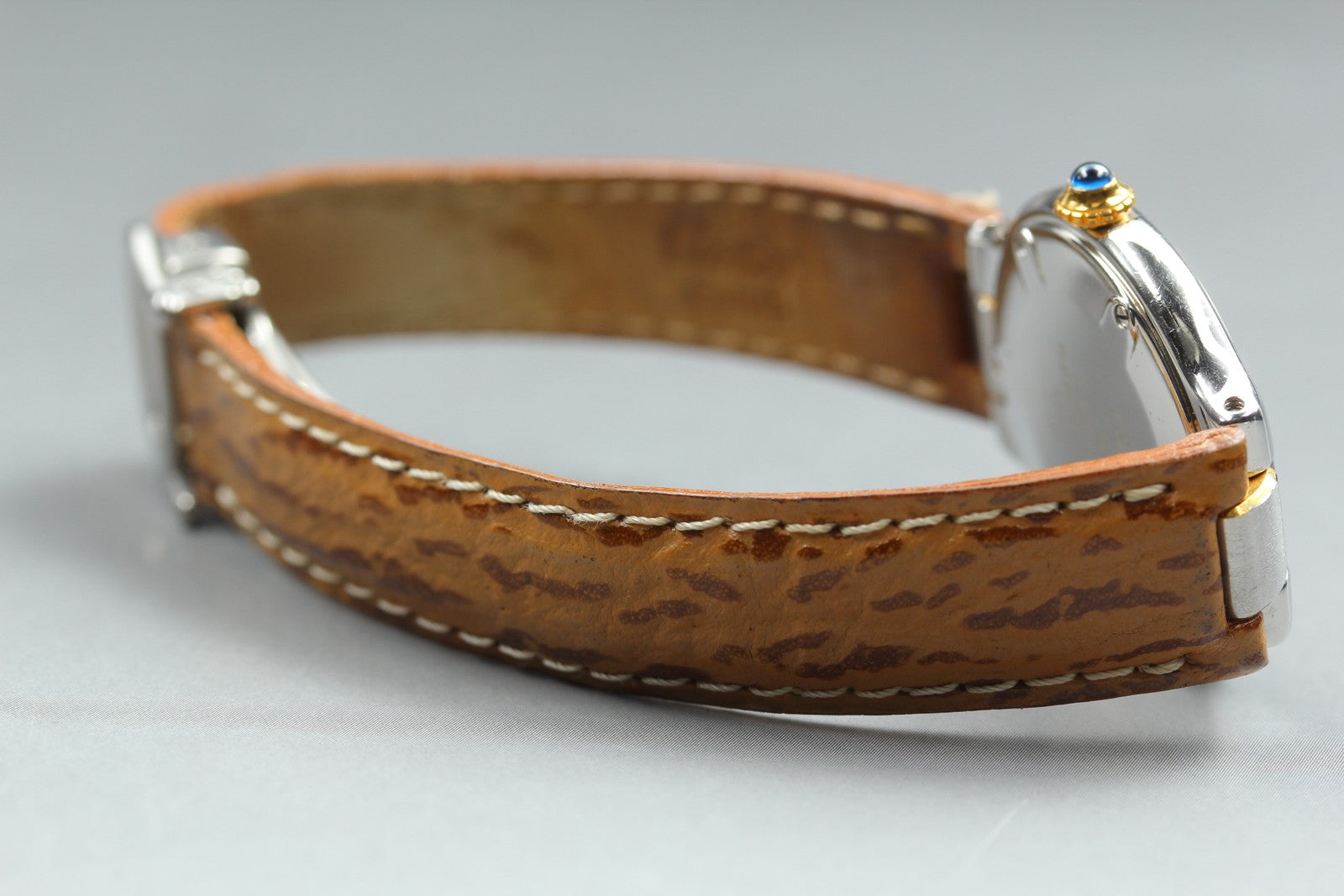 Exc+5 Box Cartier Must de Cartier 21 1340 Brown Silver 27mm Women's Quartz Watch