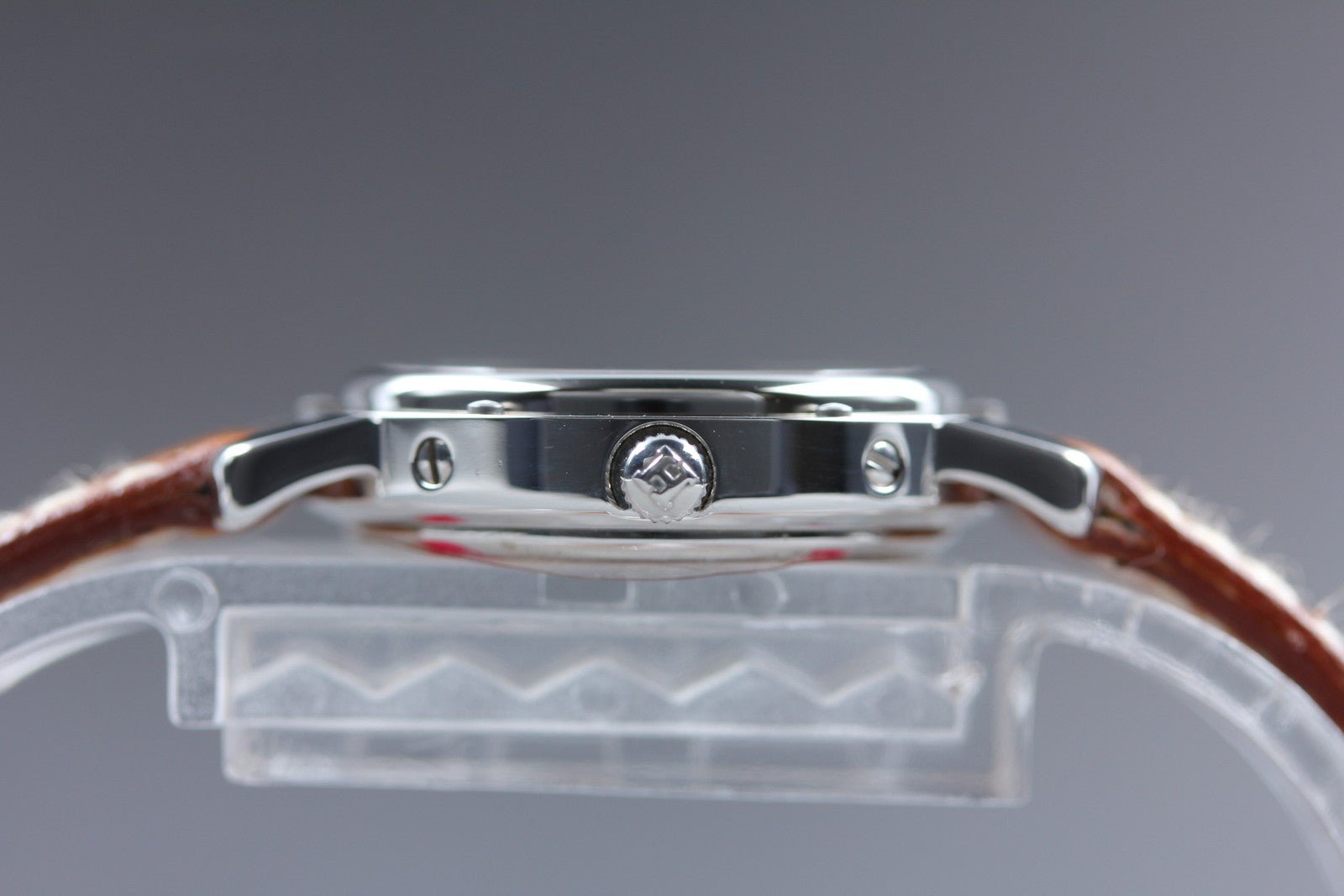 [Near MINT- Box] Hermes Clipper CL4.210 Black Dial 24mm "Z" Woman's Qz Watch