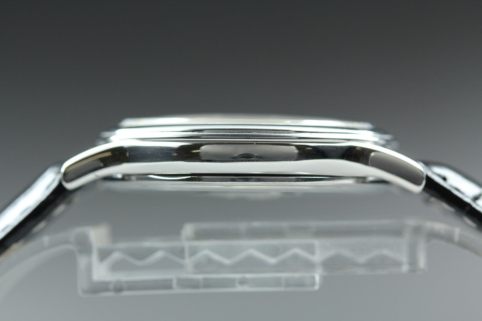 New Batt Vintage SEIKO Grand Seiko 9587-7010 Quartz Silver Men's Watch 34mm JP