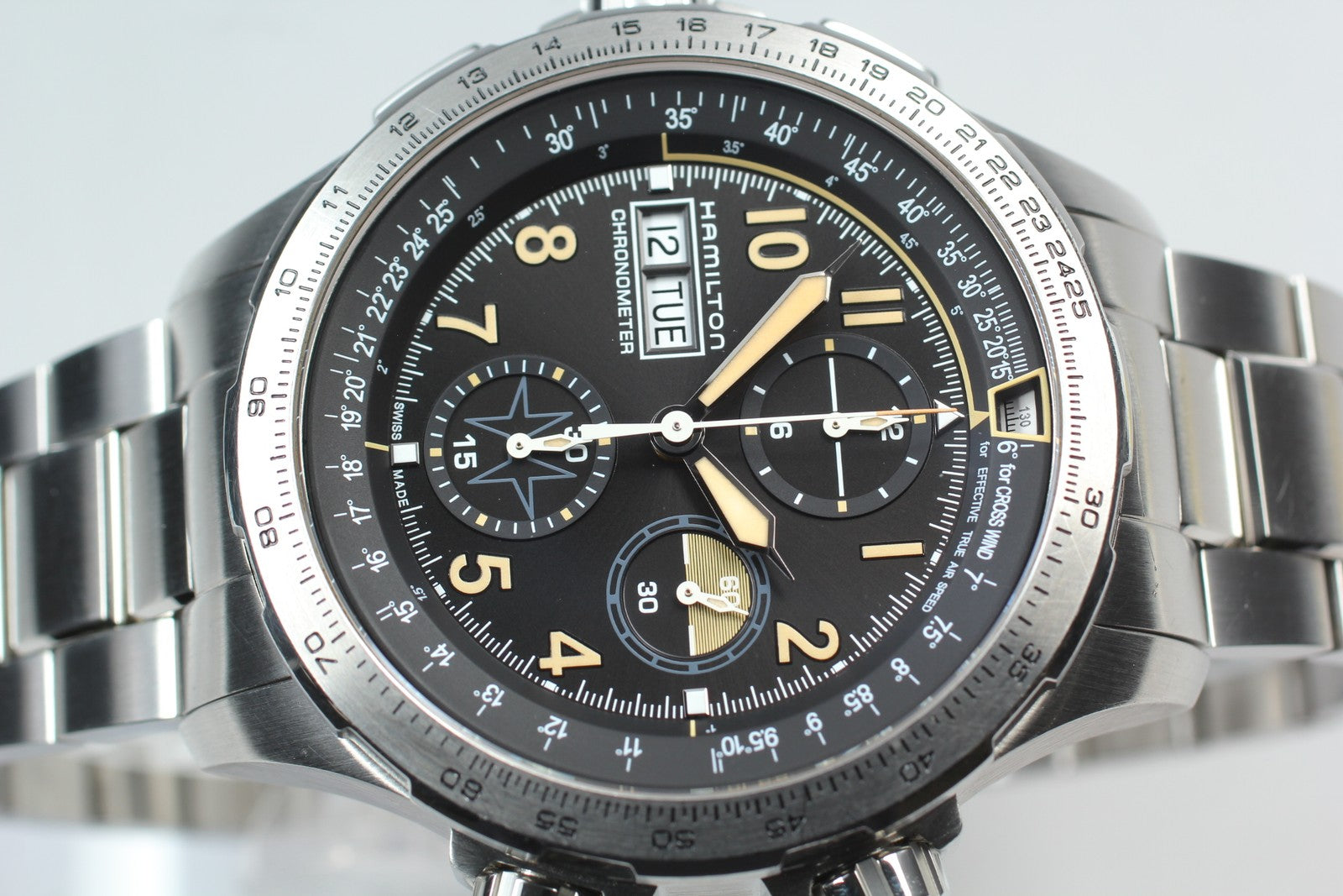 [Limited Box] Hamilton Khaki X-Wind Chronometer H777960 45mm AT Men's Watch