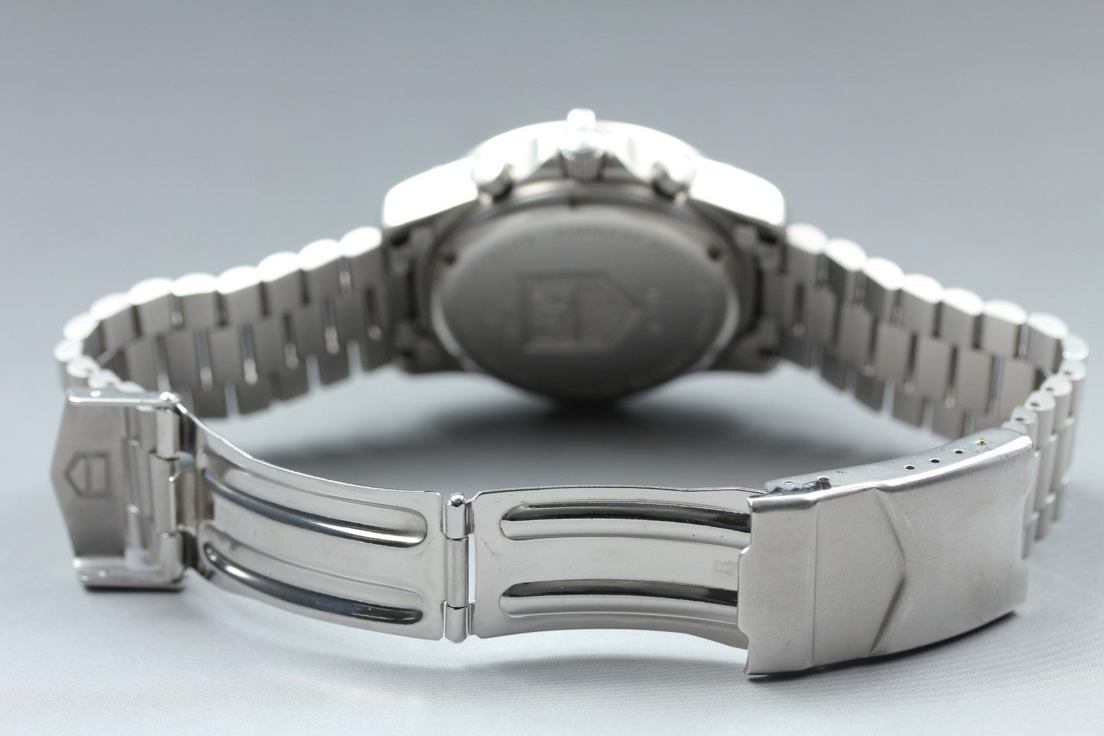 Vintage TAG HEUER Professional CE1111 Quartz Gray Men's Watch 40mm JAPAN Box