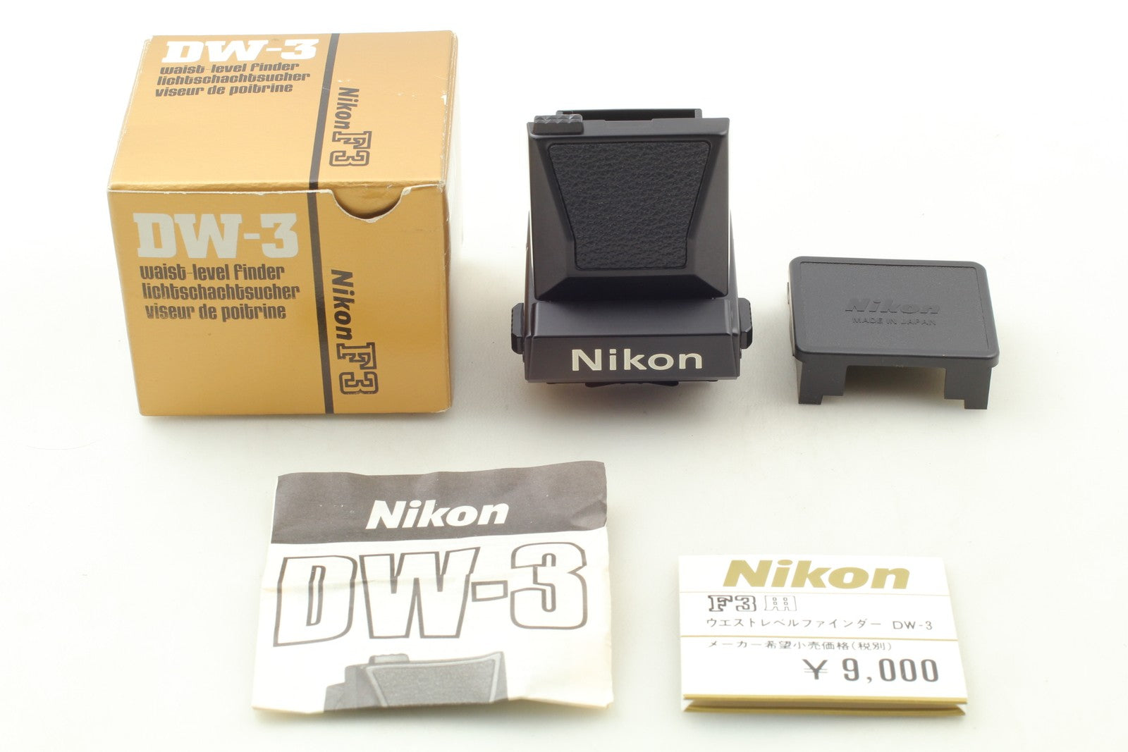 [Top MINT] Nikon DW-3 Waist Level View Finder SLR for F3 F3HP F3/T From JAPAN