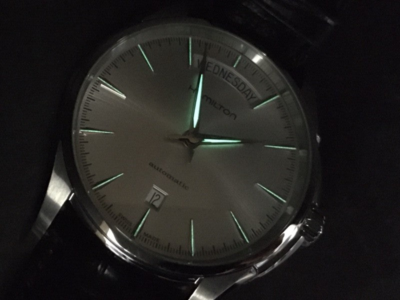 Hamilton Jazzmaster H325051 Day/Date Automatic Men's Watch 40mm JAPAN Box
