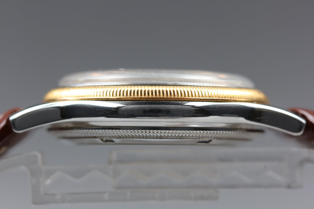 Vintage ORIS Big Crown Pointer Date 7462 Automatic Women's Watch 33mm JAPAN