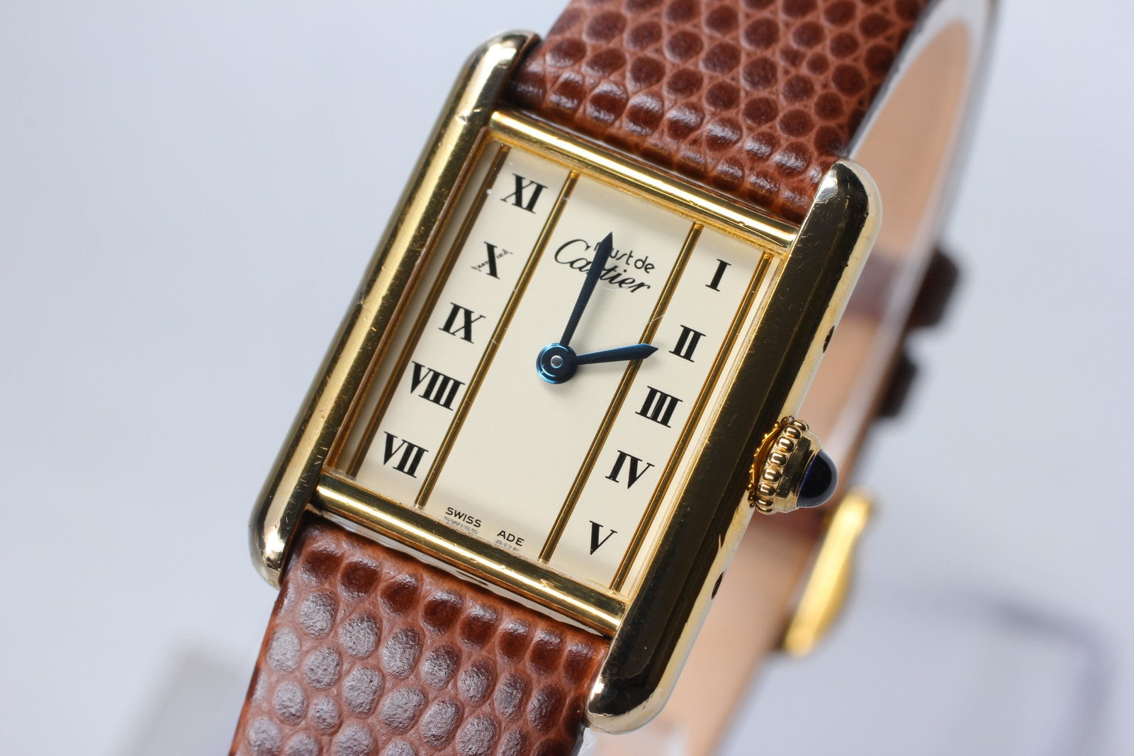 Vintage [Exc+5] Cartier Must de Cartier Tank 5057001 SM 20mm Women's Qz Watch