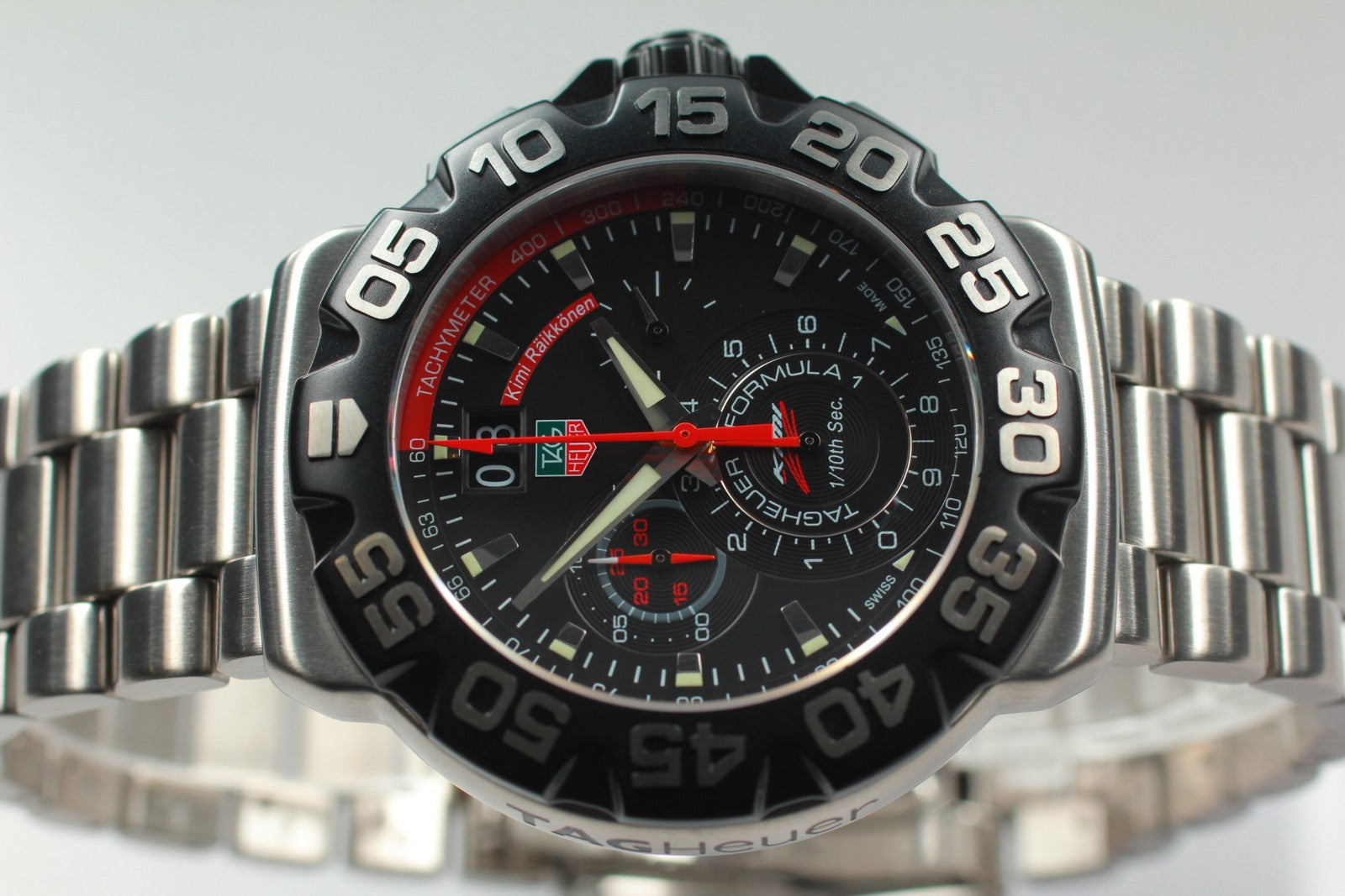 N MINT*Box TAG Heuer Formula 1 CAH1014 Quartz Black Dial Men's Watch 44mm JAPAN