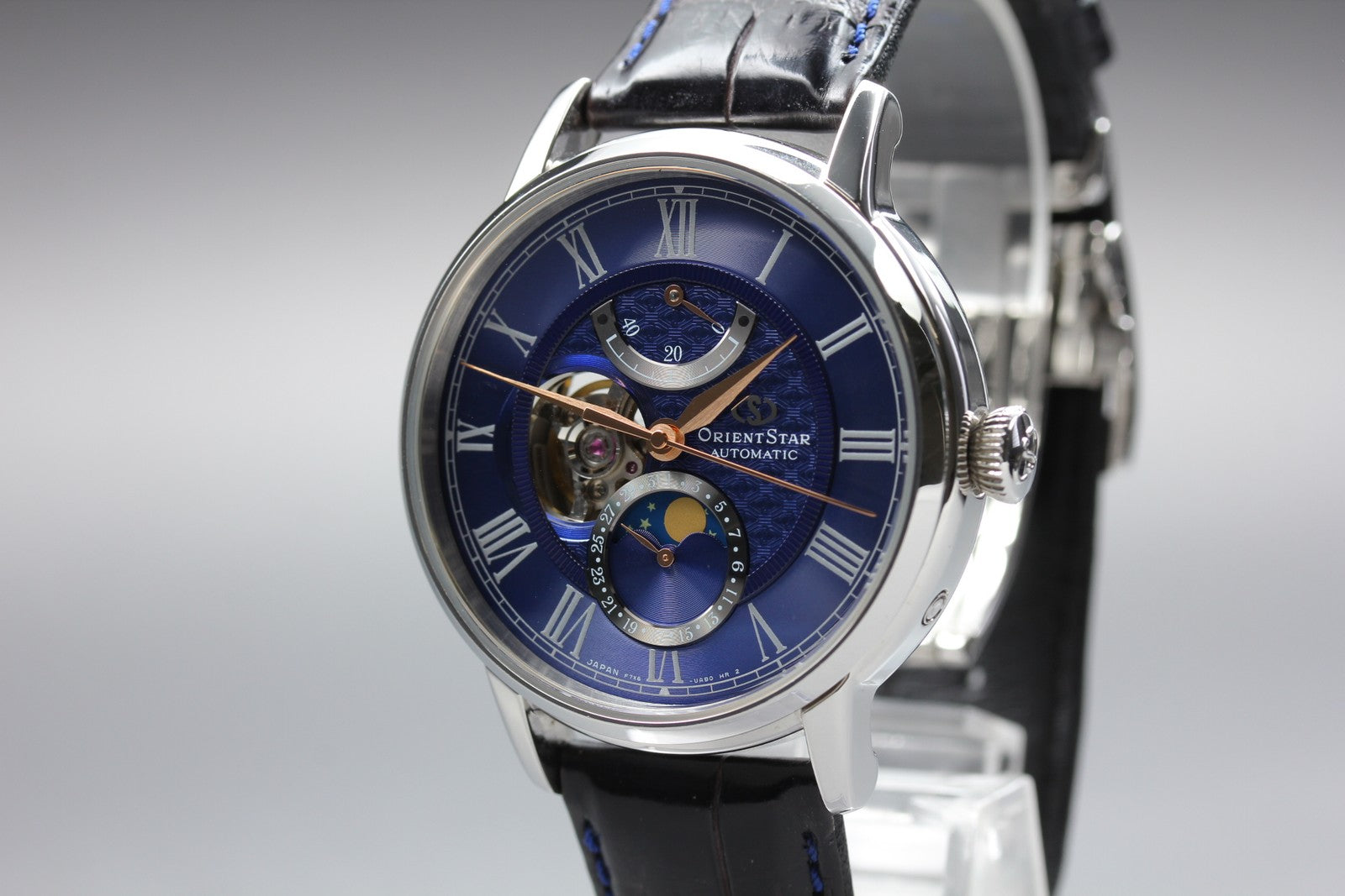 ORIENT Star Mechanical Moonphase RK-AM0006L Automatic Men's Watch 41mm JAPAN