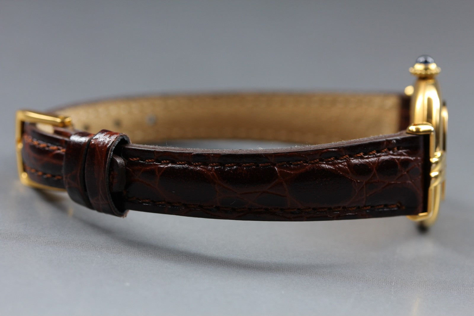 Vintage [Near MINT Box] Cartier Must Colisee Vermeil 590002 Women's Quartz Watch