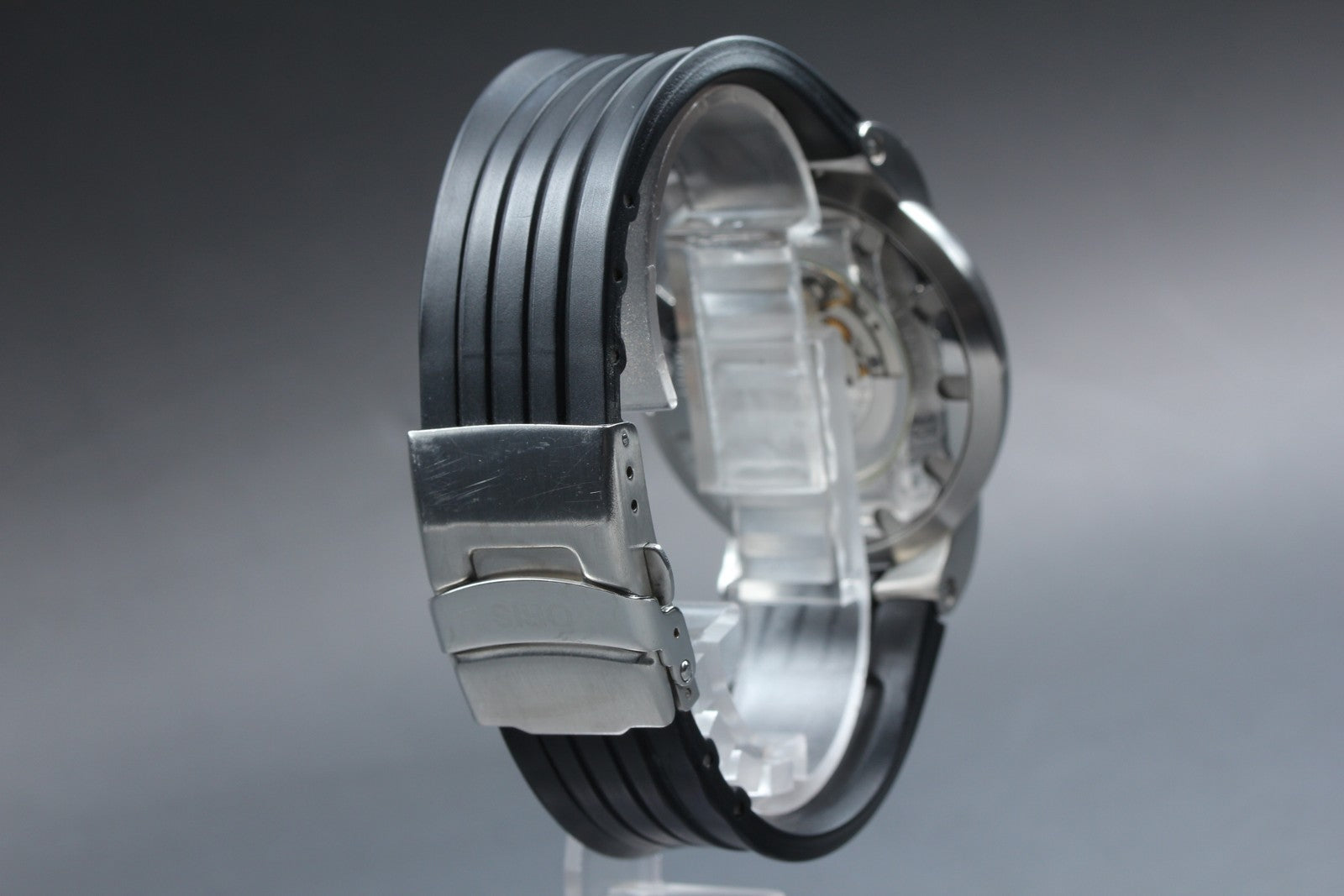 [Exc+5] ORIS TT1 Day Date 7517-41 Automatic 40mm Silver Black Men's Watch JAPAN