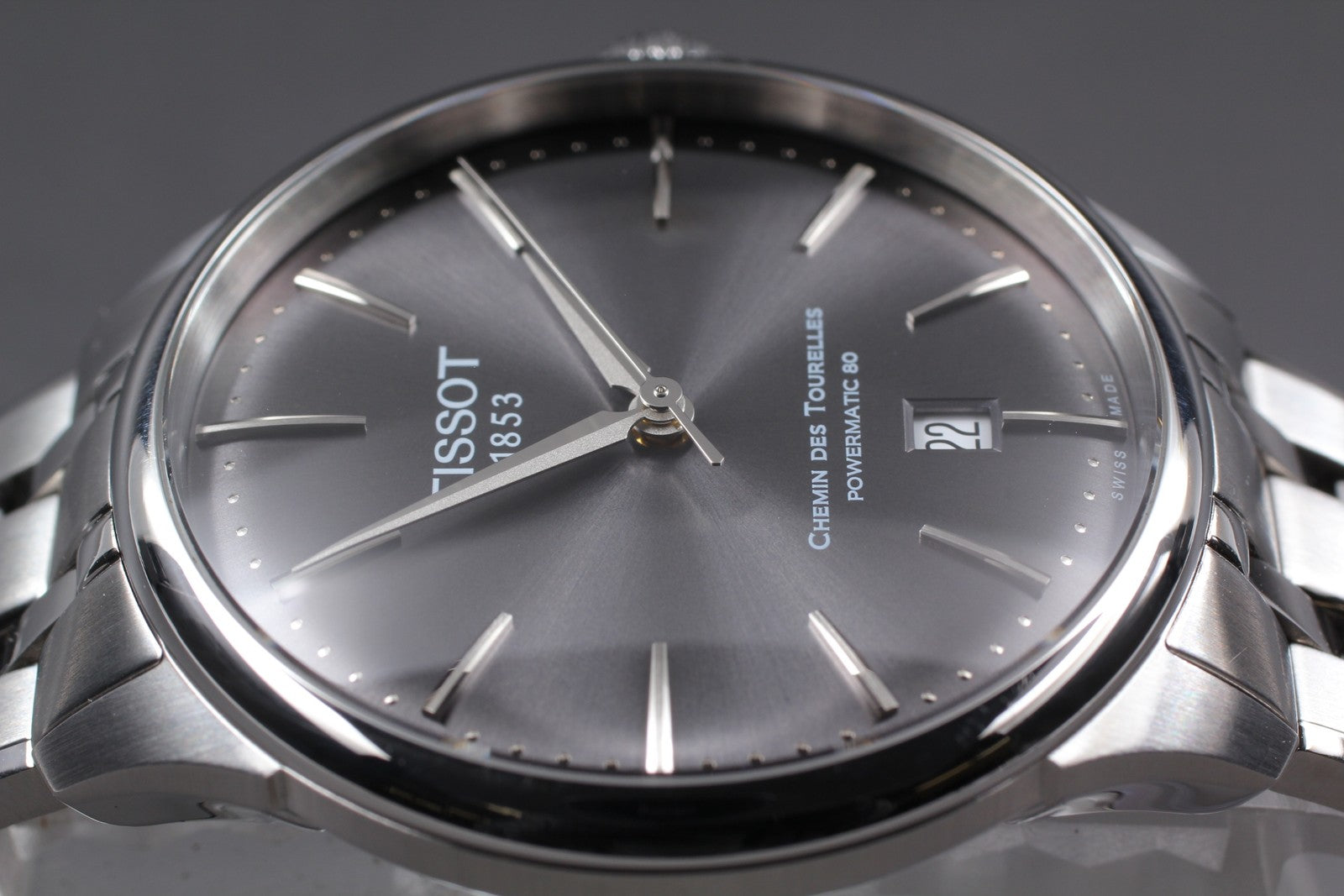 TISSOT Chemin des Tourelles Powermatic 80 T139807A Automatic Men's JP Box JAPAN