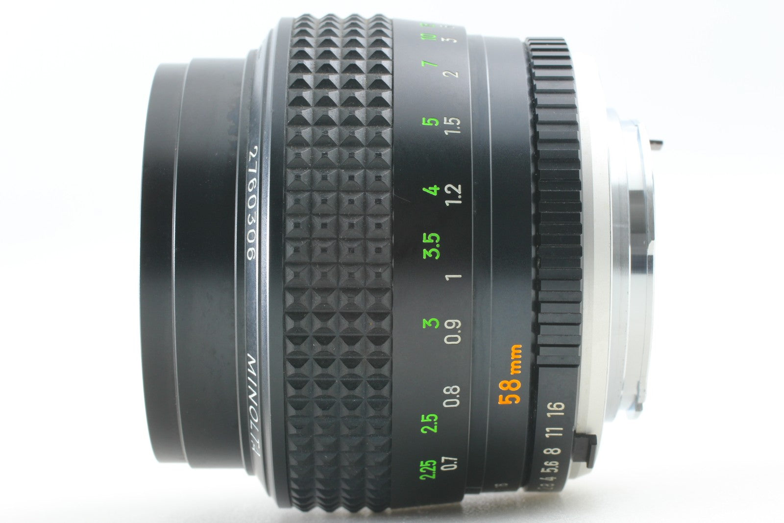[MINT] Minolta MC Rokkor 58mm f1.2 Hawk Eye Prime MF Lens From JAPAN