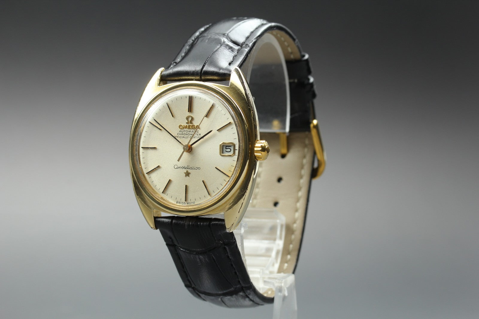 Vintage [Exc+5] OMEGA Constellation 168.017 Cal.564 Gold Automatic Men's Watch