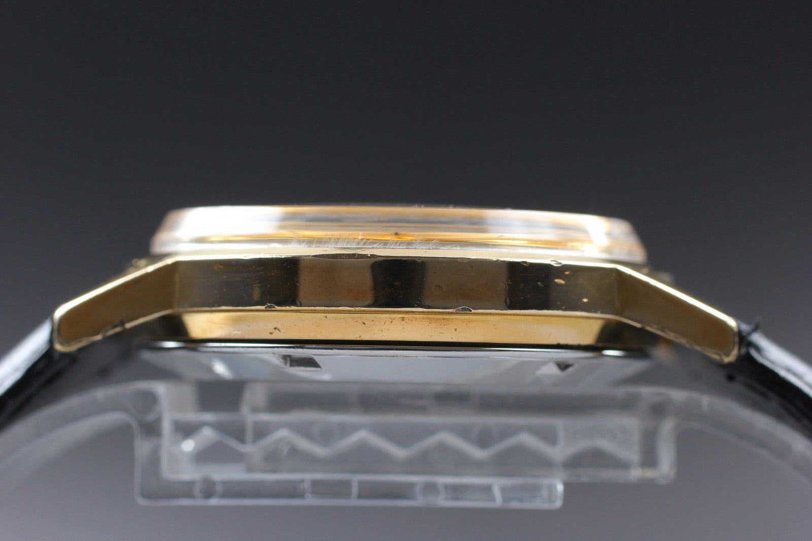 [Exc+5] Omega Geneve 166.0163 Cal.1012 35mm Automatic Date Gold Men's Watch