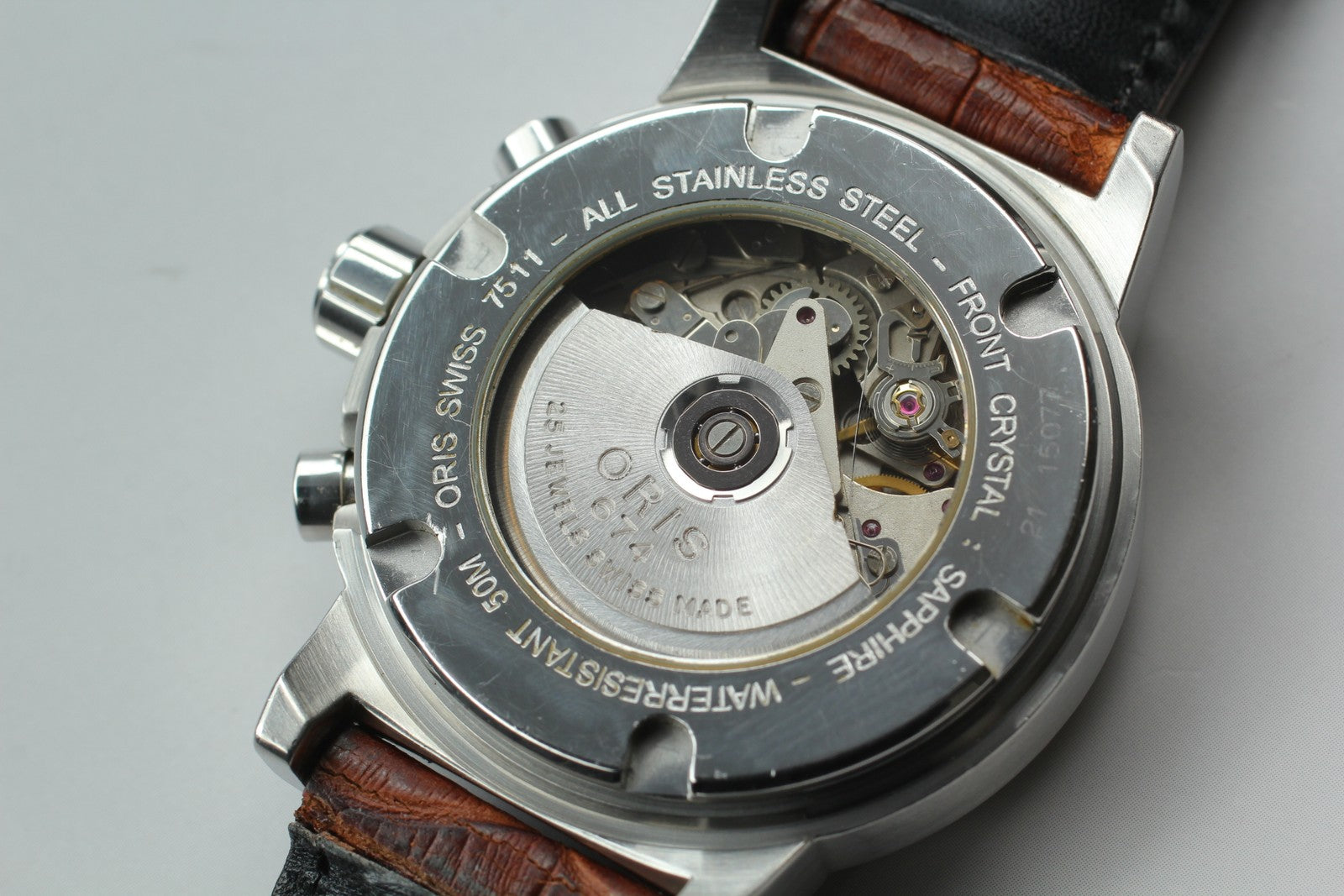 Vintage[Exc+5] ORIS Big Crown 7511 Automatic Men's Watch Chronograph 42mm  JAPAN