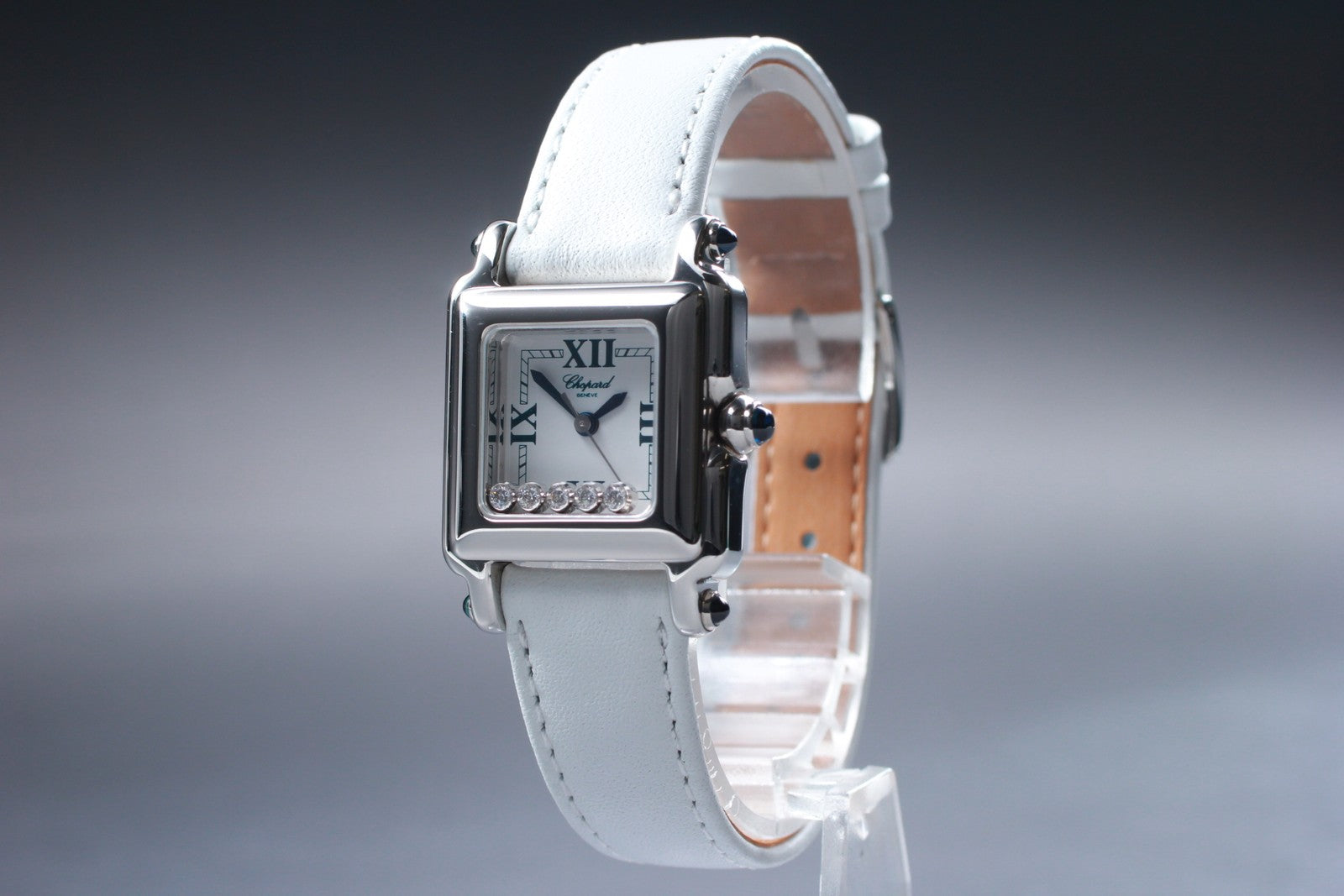 [Exc+5 Box] Chopard Happy Sport 27/8892-23 Diamond White Quartz Women’s Watch
