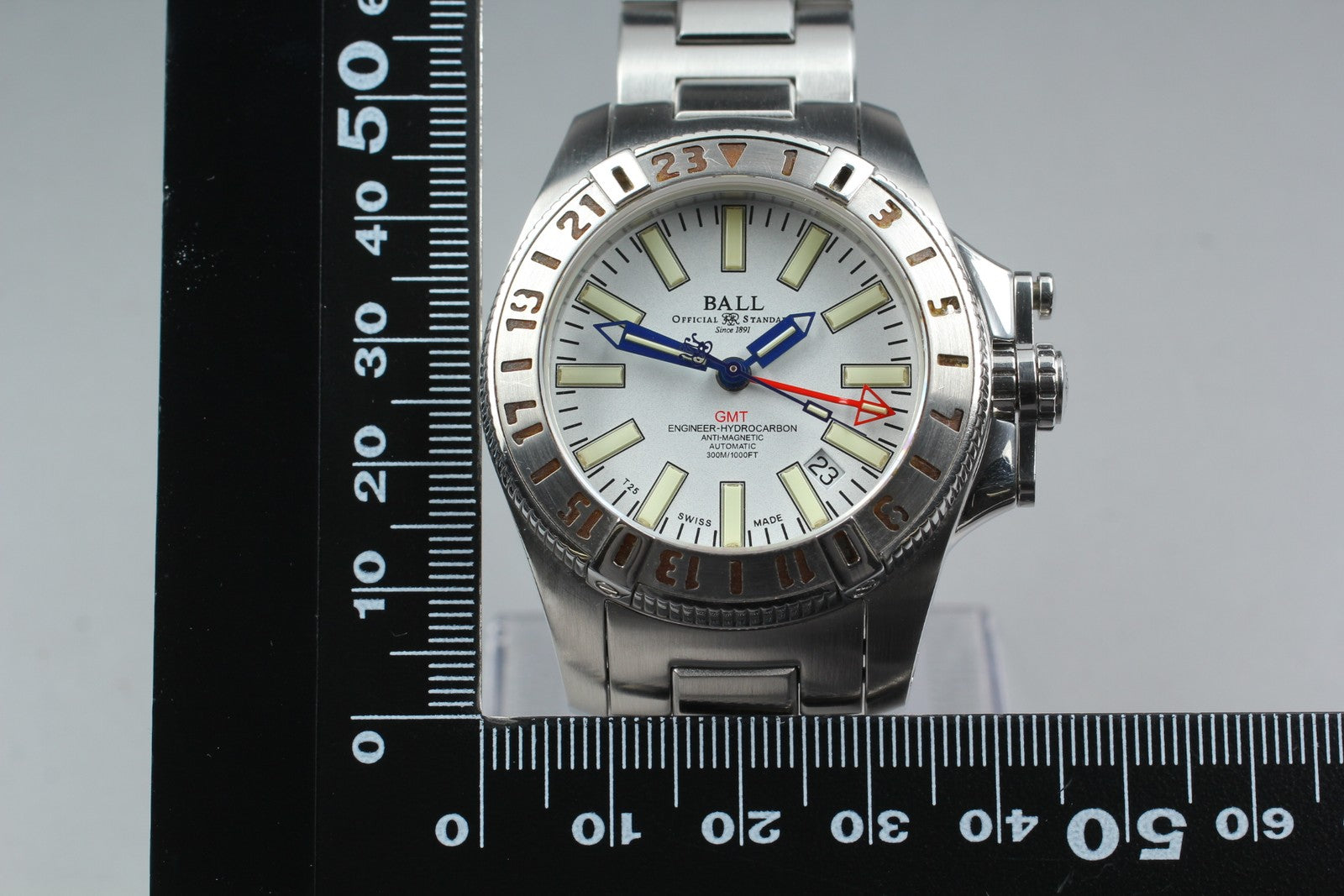 overhauled BALLWATCH Engineer Hydrocarbon DG1016A GMT Automatic Men's Watch JP