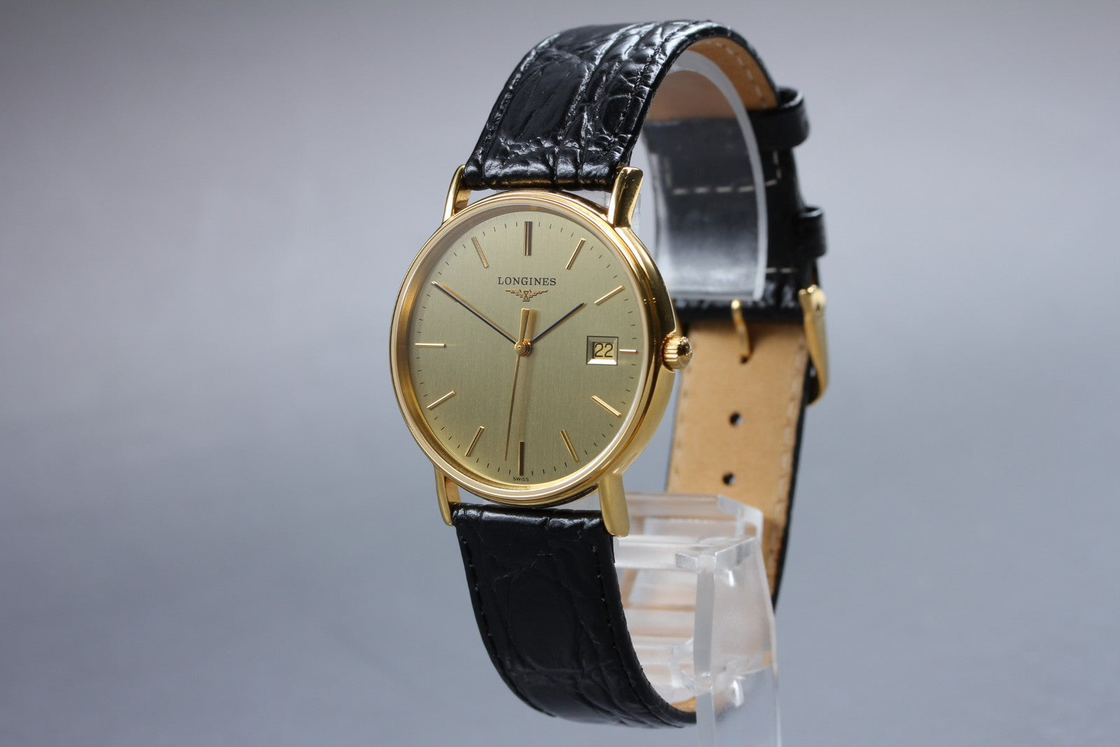 New Batt LONGINES Grand Classic L4.720.2 Quartz Men's Watch 32mm JAPAN