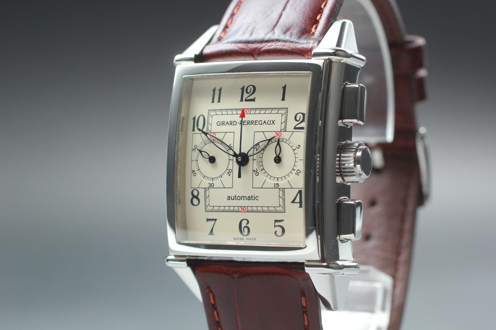Limited [Exc+5] Girard Perregaux Vintage 1945 Chronograph 2599 Men's Watch AT