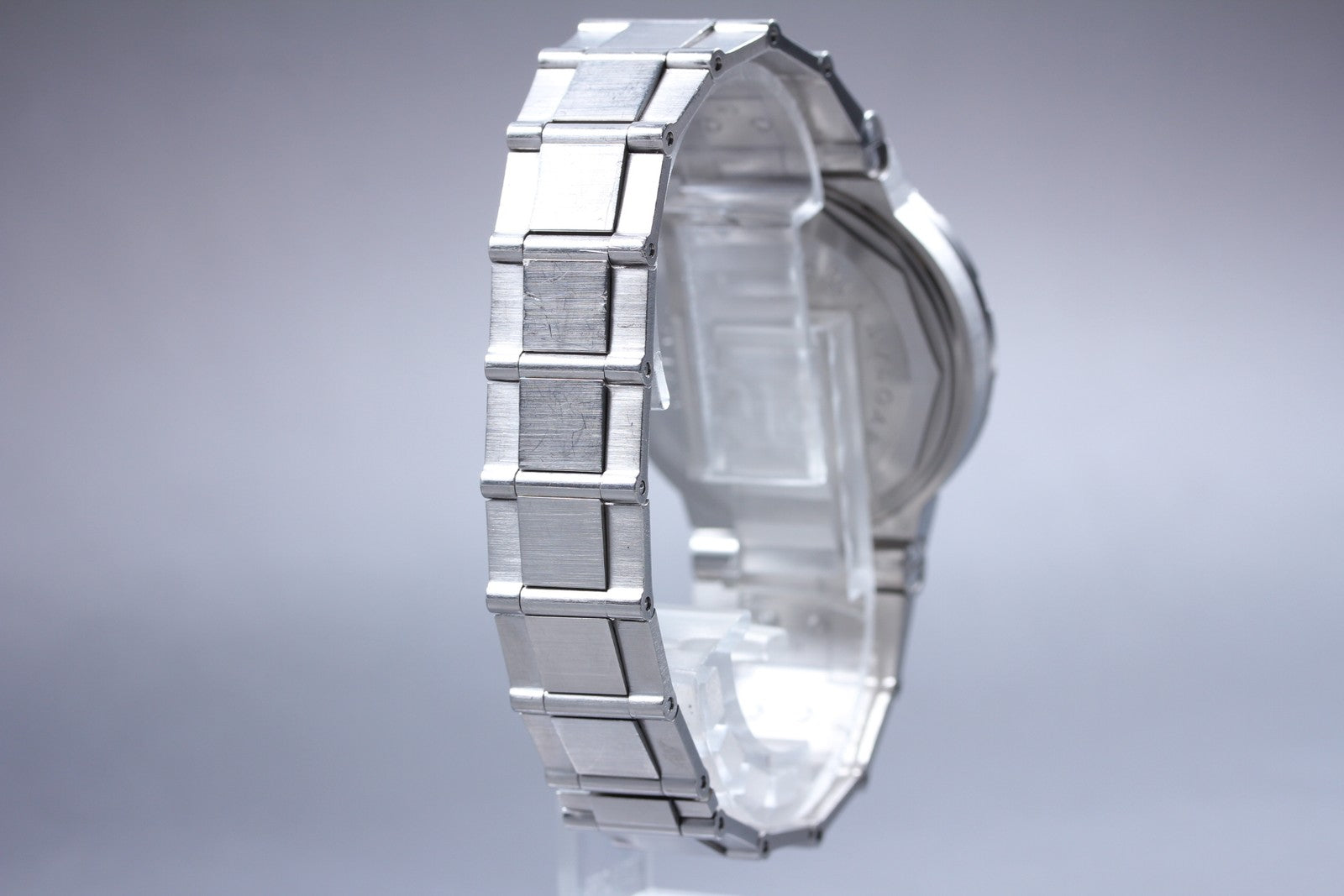 Overhauled [Exc+5] BVLGARI Diagono Scuba SD38S Black Automatic Men's Watch