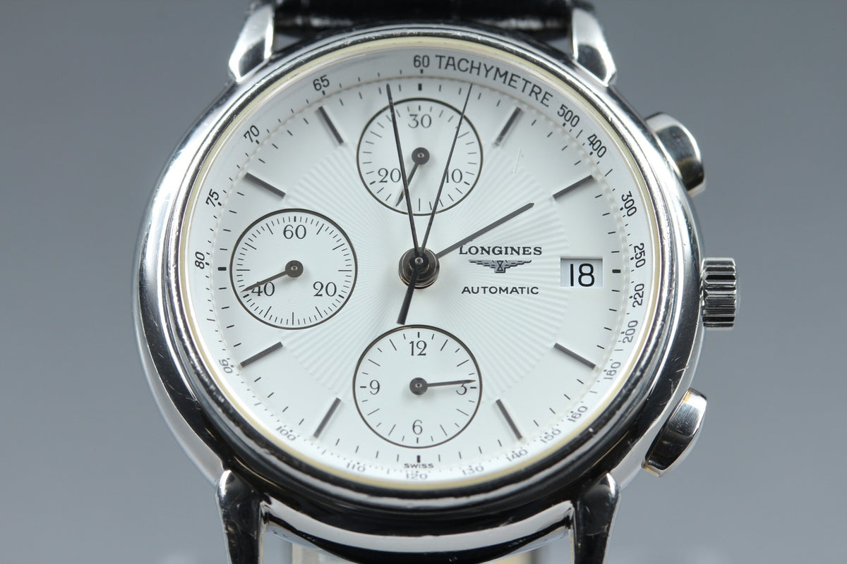 LONGINES Les Grandes Classiques L4.686.4 Automatic White Men's Watch 38mm JAPAN